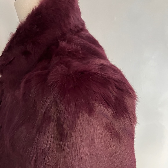 Vintage Magenta/Purple Fur Jacket - Picture 10 of 10